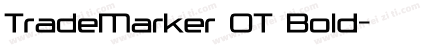 TradeMarker OT Bold字体转换